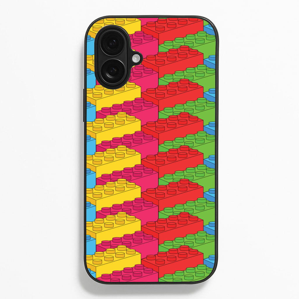 Bricks Isometric Pattern - Bricks Phone Case for iPhone 16 Plus