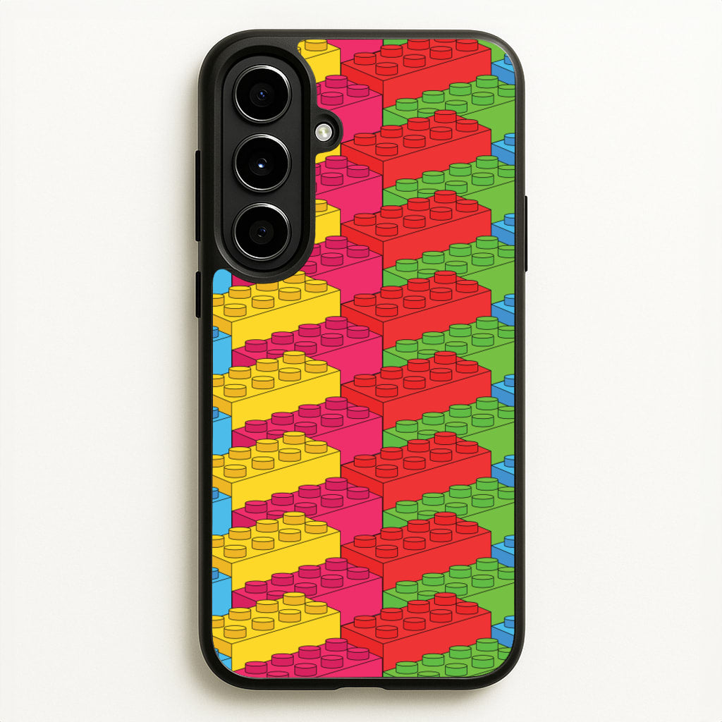 Bricks Isometric Pattern - Bricks Phone Case for Galaxy A56