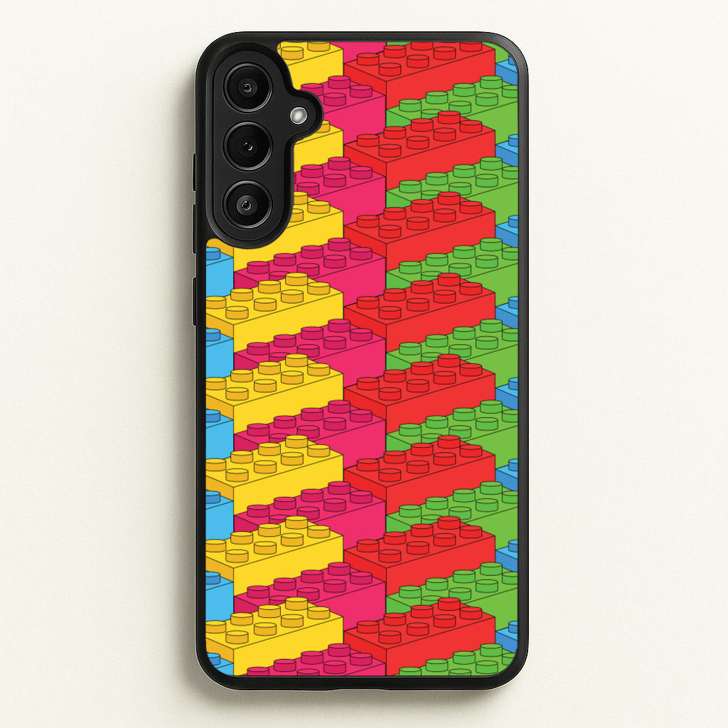 Bricks Isometric Pattern - Bricks Phone Case for Galaxy A36