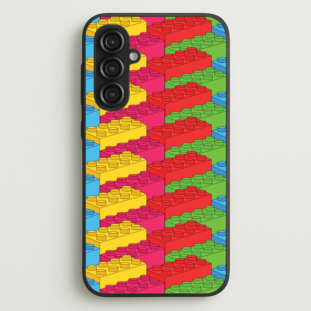 Bricks Isometric Pattern - Bricks Phone Case for Galaxy S23FE