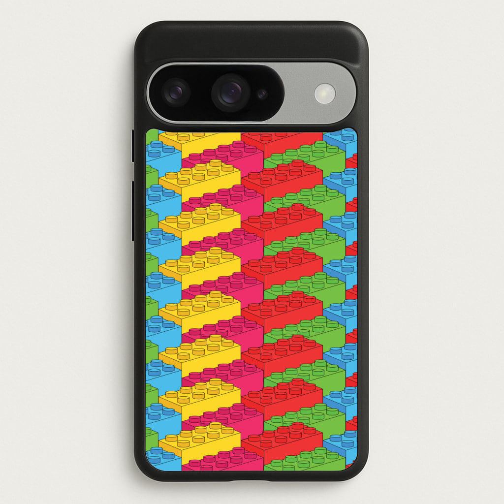Bricks Isometric Pattern Phone Case for Google Pixel 10 / 10 Pro
