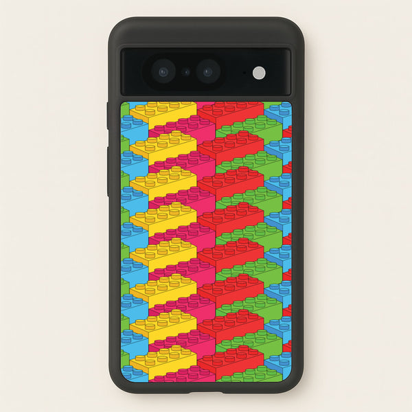 Bricks Isometric Pattern - Bricks Phone Case for Google Pixel 8