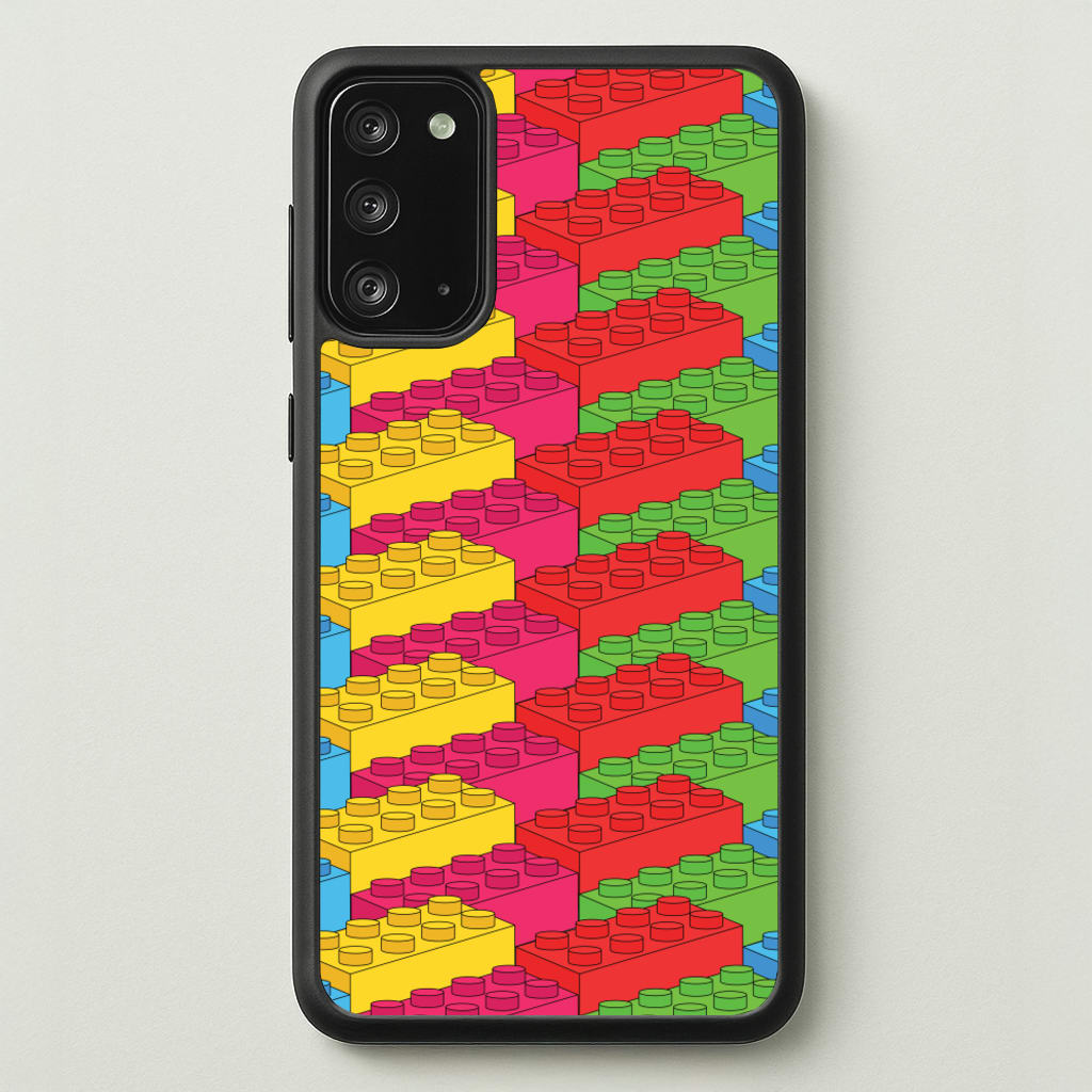 Bricks Isometric Pattern - Bricks Phone Case for Galaxy Note 20