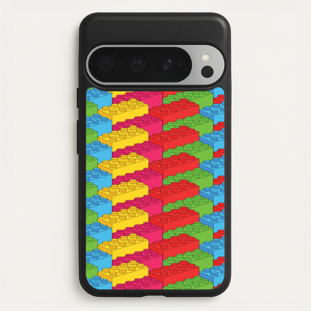 Bricks Isometric Pattern - Bricks Phone Case for Google Pixel 9 Pro XL