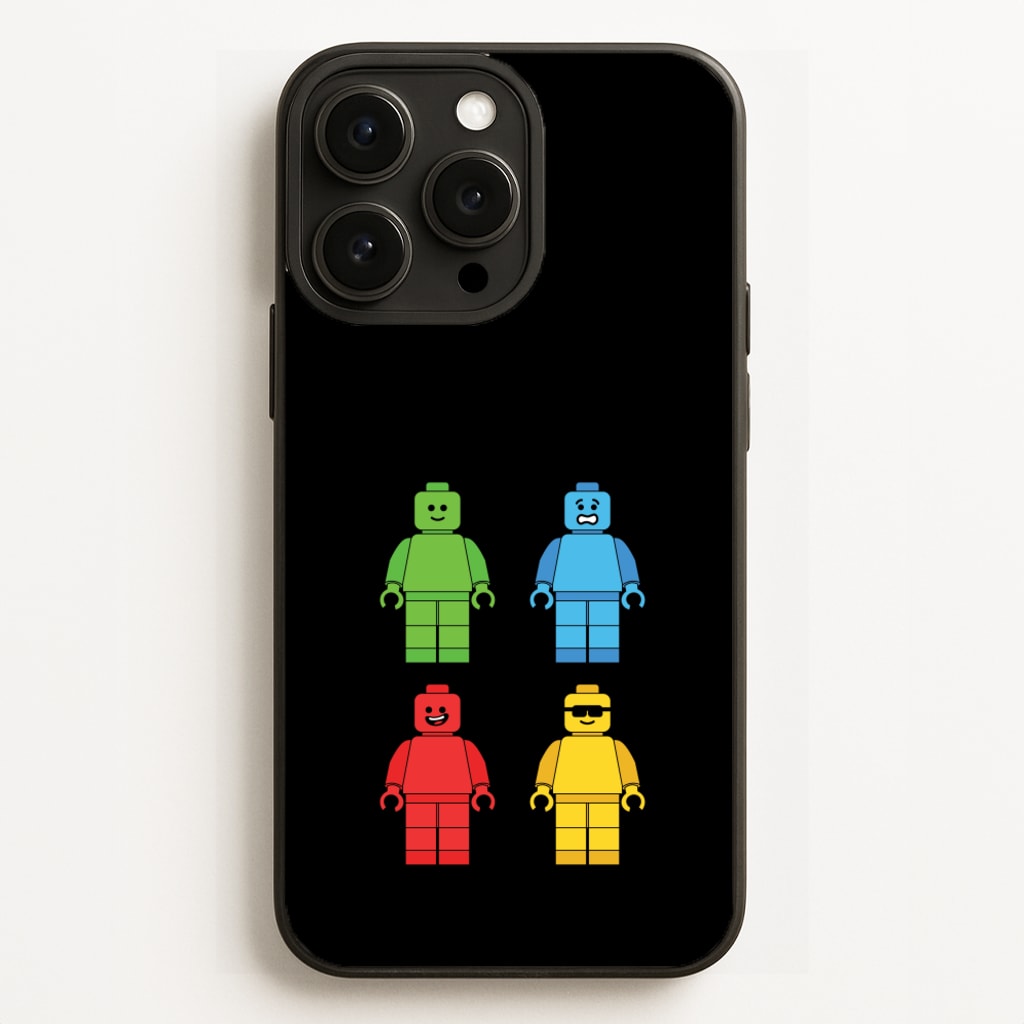 Bricks Figures Rainbow - Bricks Phone Case for iPhone 16 Pro Max