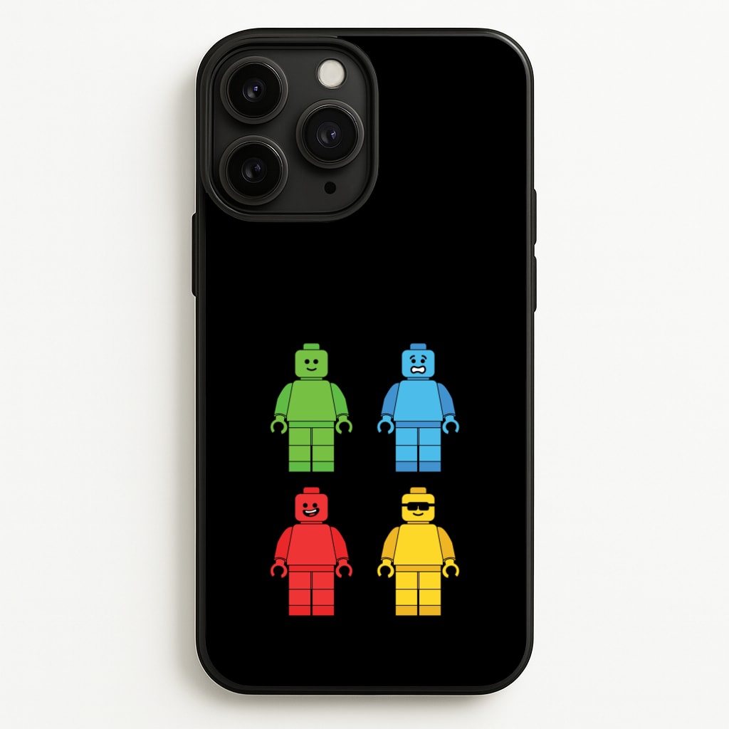 Bricks Figures Rainbow - Bricks Phone Case for iPhone 11 Pro