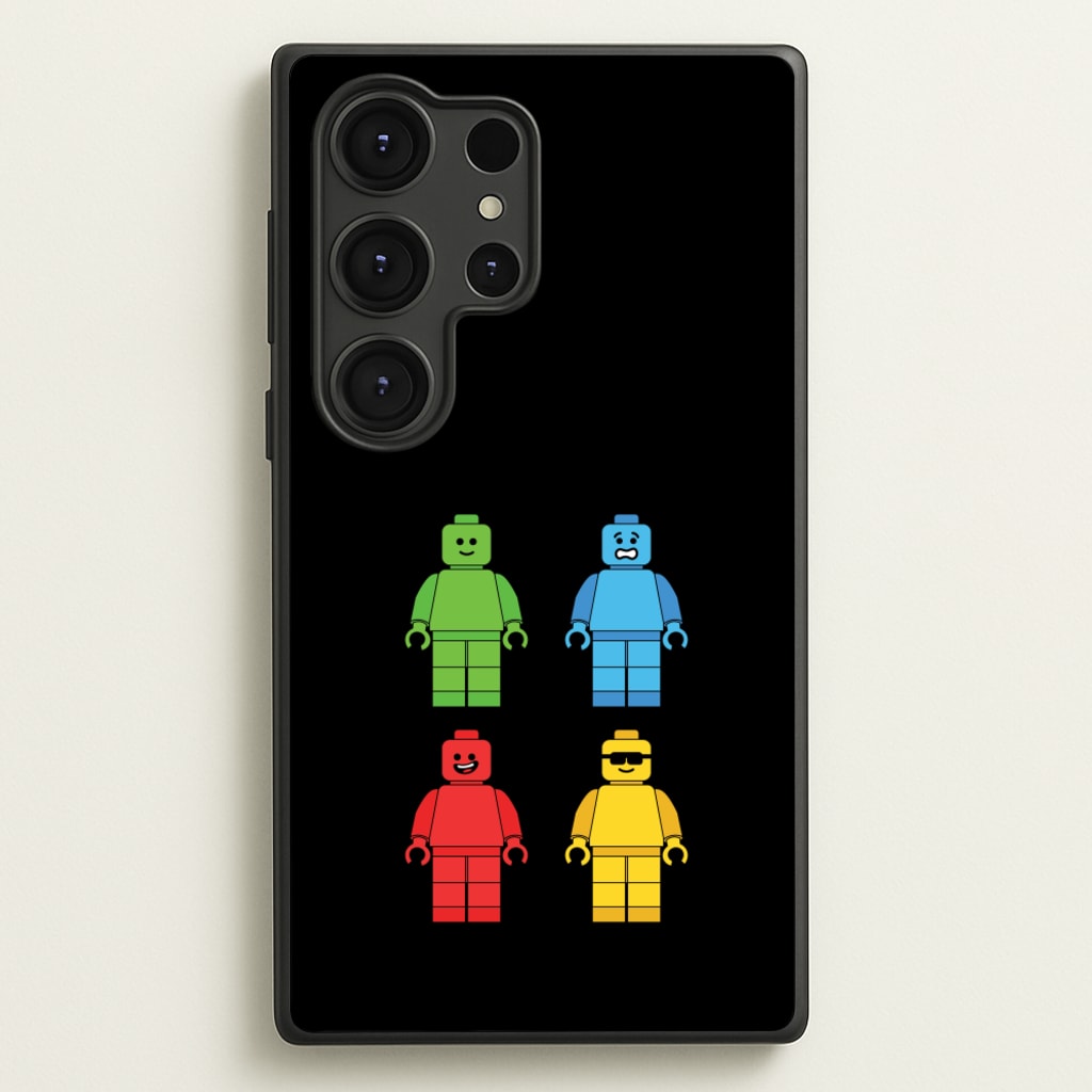 Bricks Figures Rainbow - Bricks Phone Case for Galaxy S25 Ultra