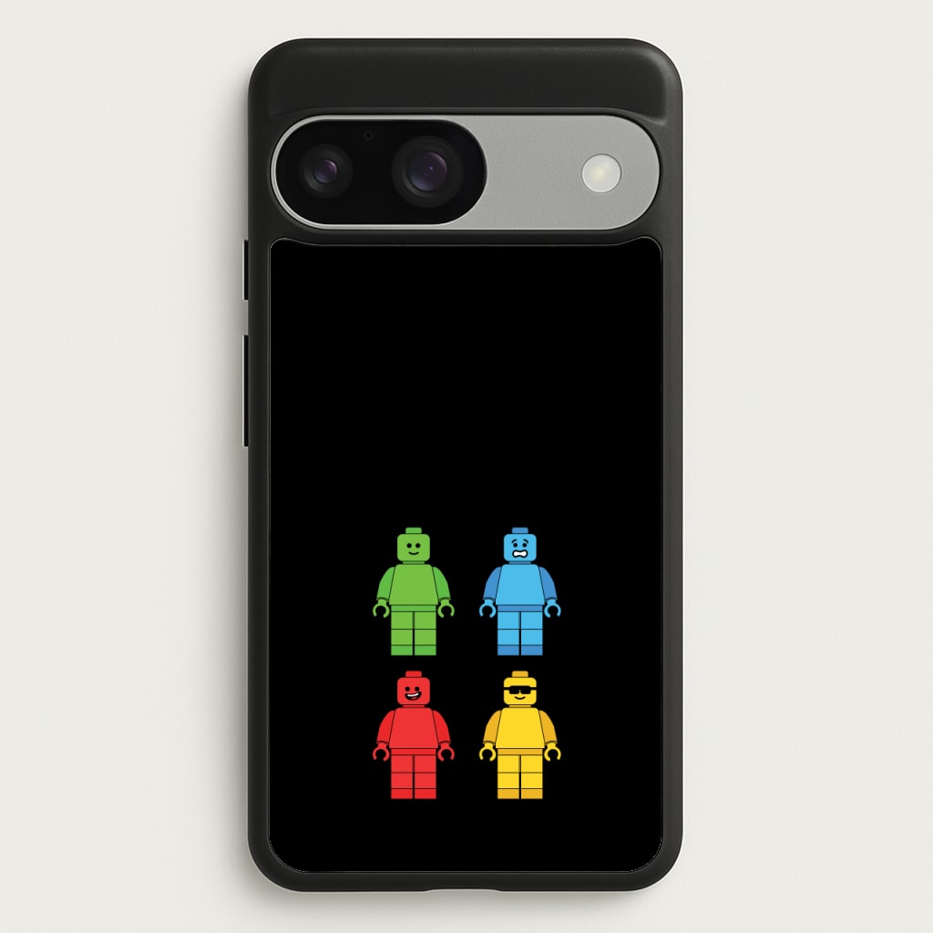 Bricks Figures Rainbow - Bricks Phone Case for Google Pixel 9 / 9 Pro
