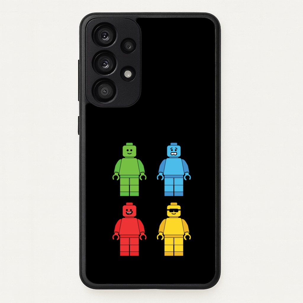 Bricks Figures Rainbow - Bricks Phone Case for Galaxy A53