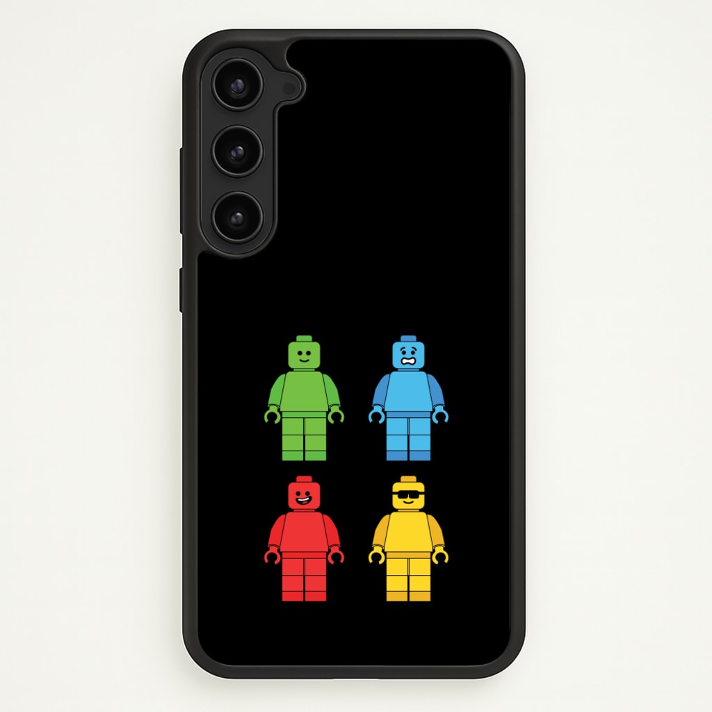 Bricks Figures Rainbow - Bricks Phone Case for Galaxy S23