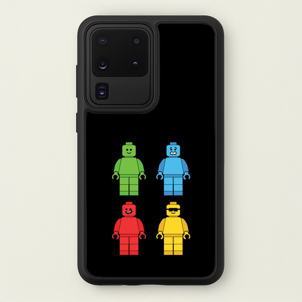 Bricks Figures Rainbow - Bricks Phone Case for Galaxy S20 Ultra