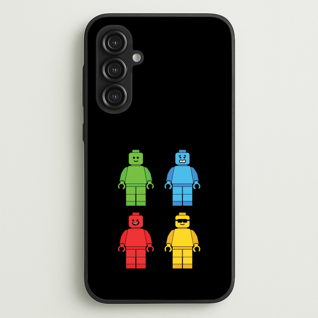 Bricks Figures Rainbow - Bricks Phone Case for Galaxy S23FE