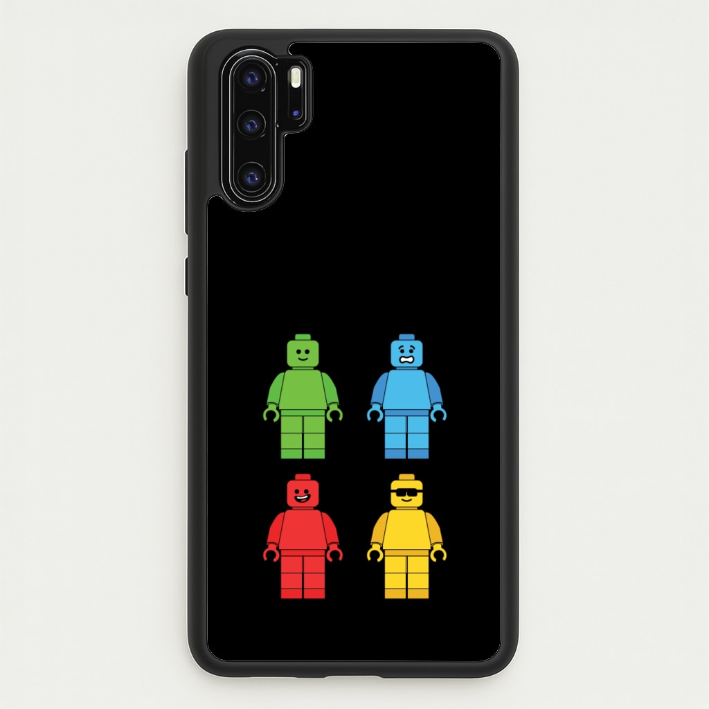 Bricks Figures Rainbow - Bricks Phone Case for Huawei P30 Pro