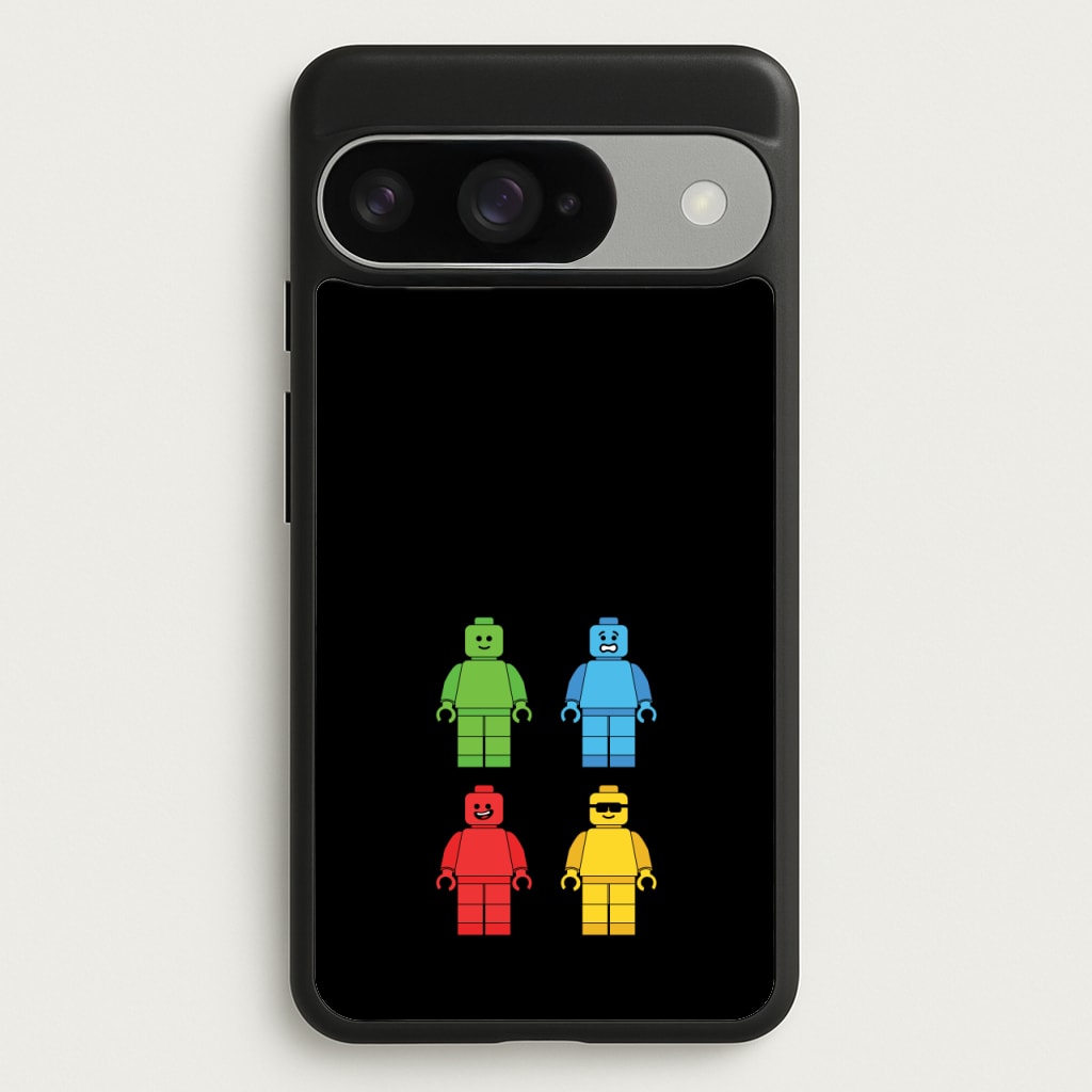Bricks Figures Rainbow Phone Case for Google Pixel 10 / 10 Pro