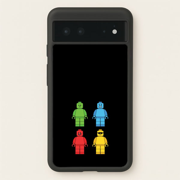 Bricks Figures Rainbow - Bricks Phone Case for Google Pixel 6