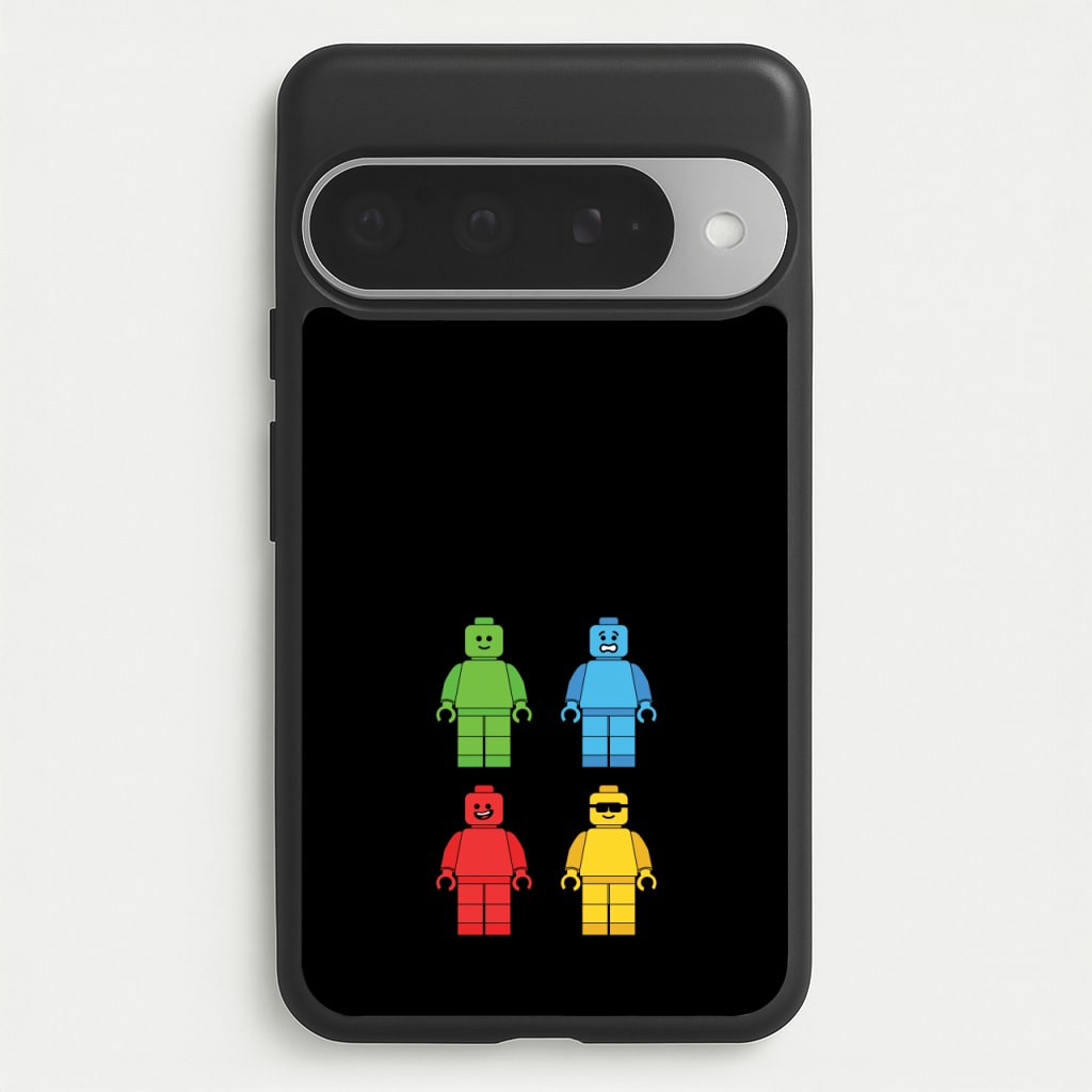 Bricks Figures Rainbow Phone Case for Google Pixel 10 Pro XL