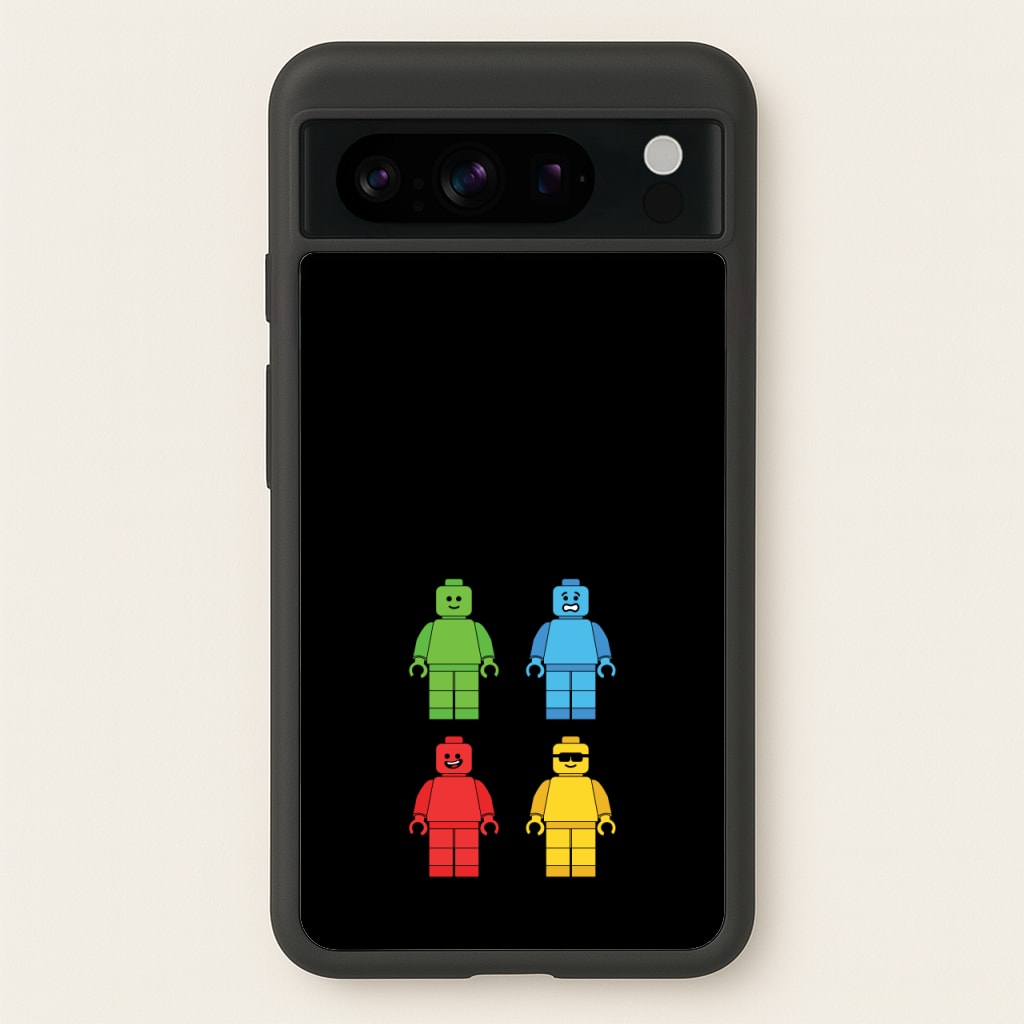 Bricks Figures Rainbow - Bricks Phone Case for Google Pixel 8 Pro