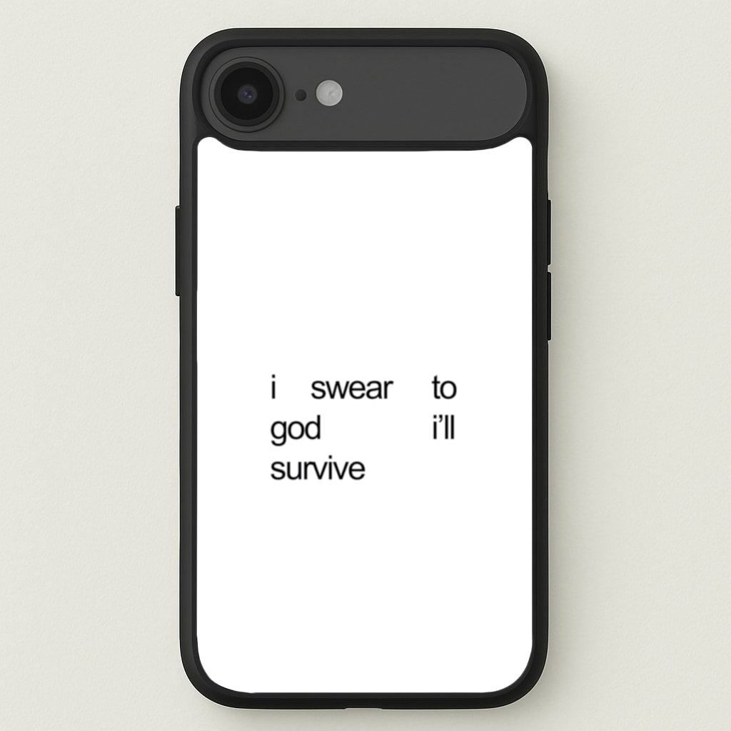 I Swear To God I'll Survive Phone Case for iPhone 17 Air