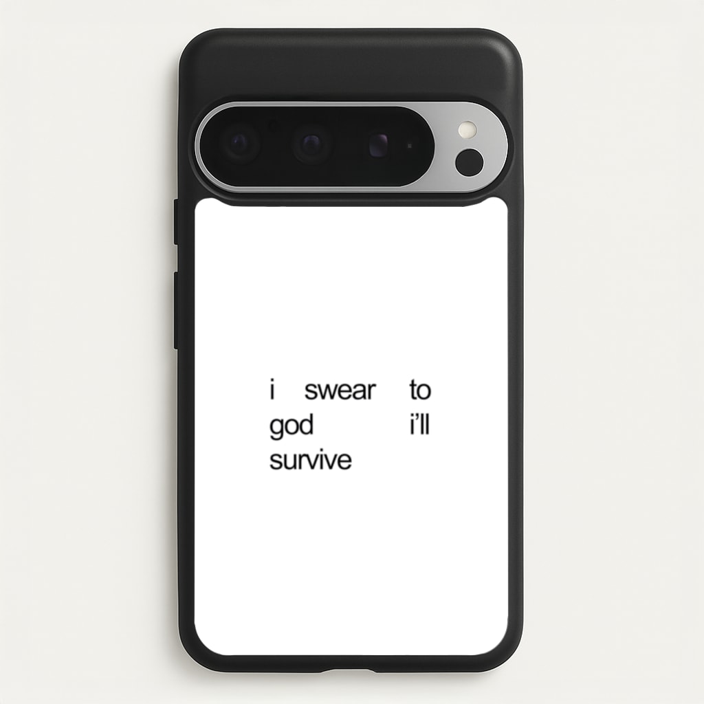 I Swear To God I'll Survive - Lewis Capaldi Phone Case for Google Pixel 9 Pro XL