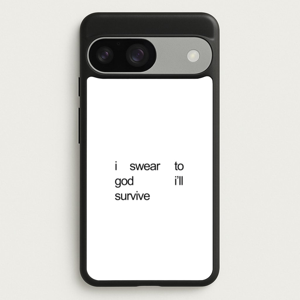 I Swear To God I'll Survive - Lewis Capaldi Phone Case for Google Pixel 9 / 9 Pro