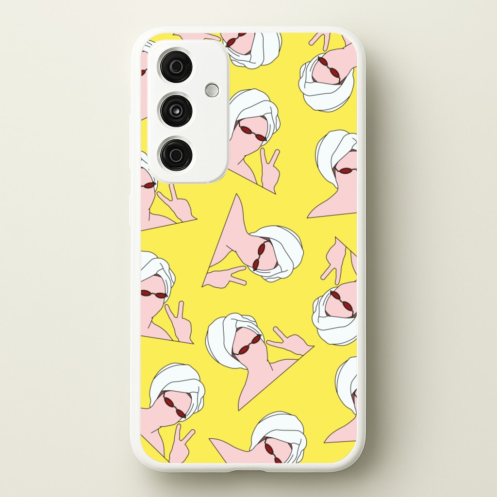 Peace Pattern - Lewis Capaldi Phone Case for Galaxy A55