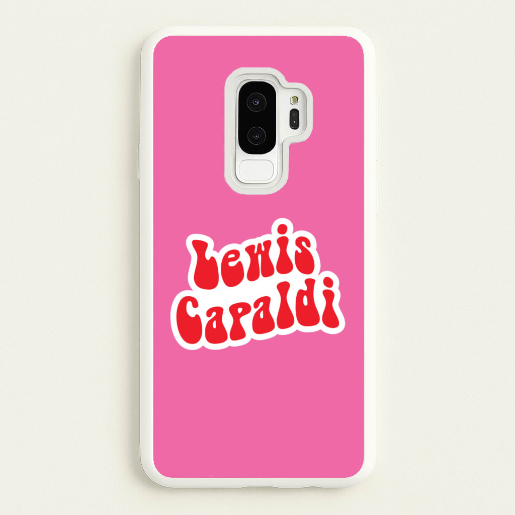 Red Name - Lewis Capaldi Phone Case for Galaxy S9 Plus