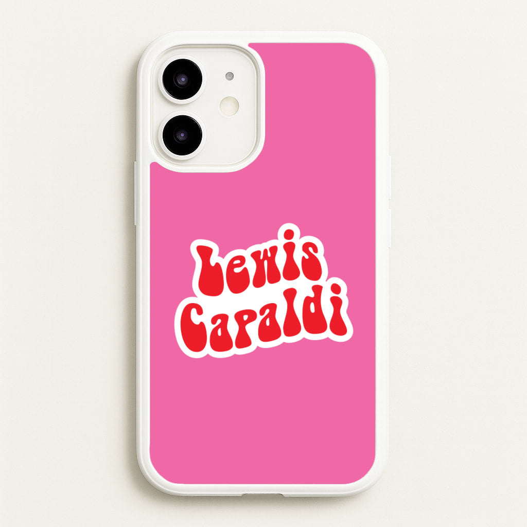 Red Name - Lewis Capaldi Phone Case for iPhone 12 Mini