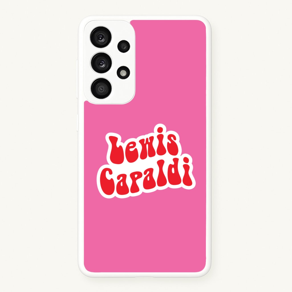 Red Name - Lewis Capaldi Phone Case for Galaxy A53