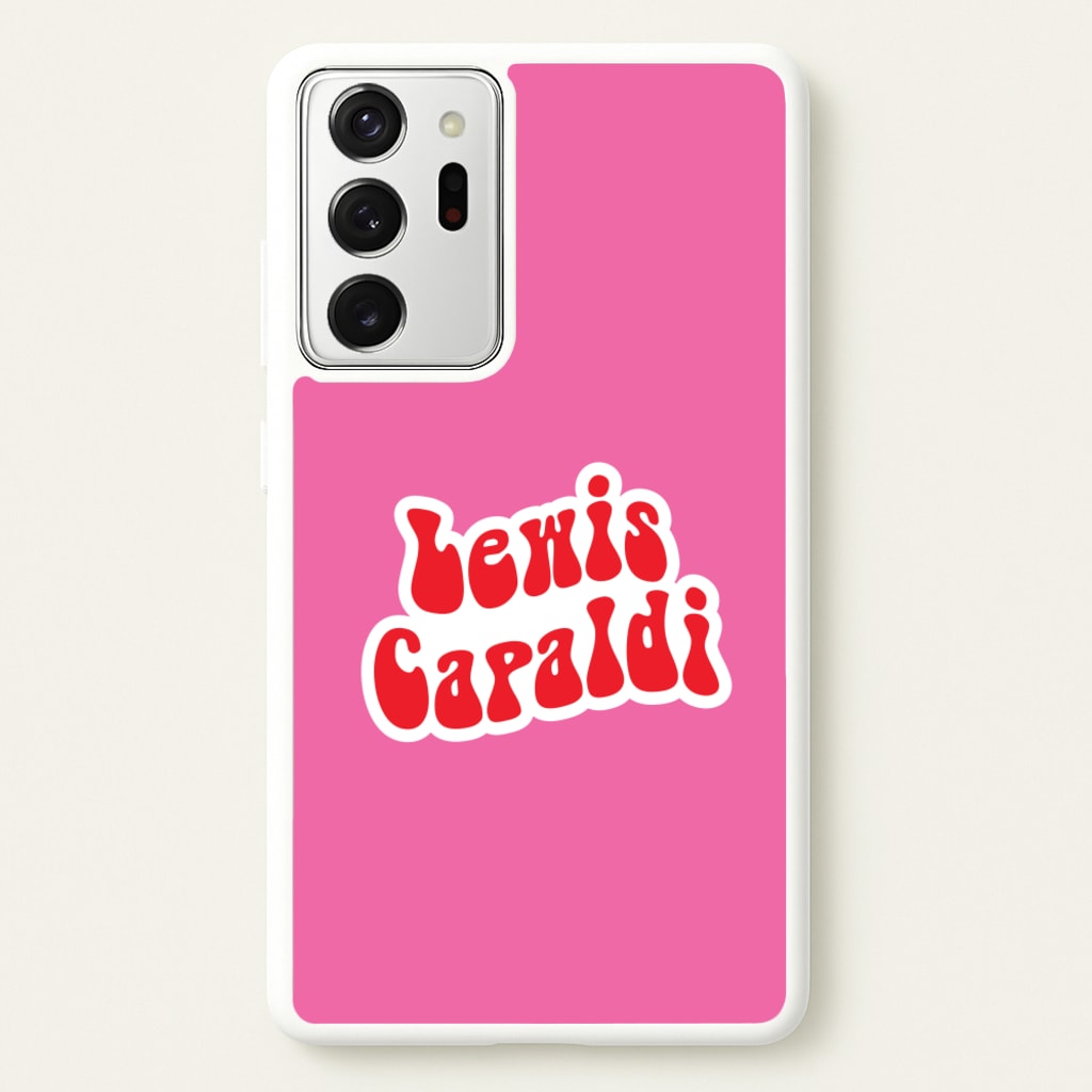 Red Name - Lewis Capaldi Phone Case for Galaxy Note 20 Ultra
