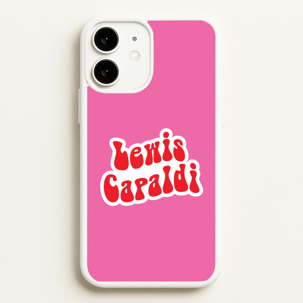 Red Name - Lewis Capaldi Phone Case for iPhone 11
