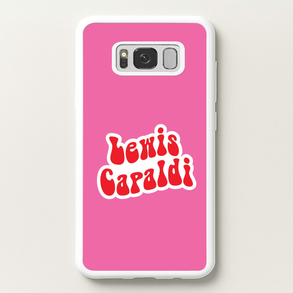 Red Name - Lewis Capaldi Phone Case for Galaxy S8