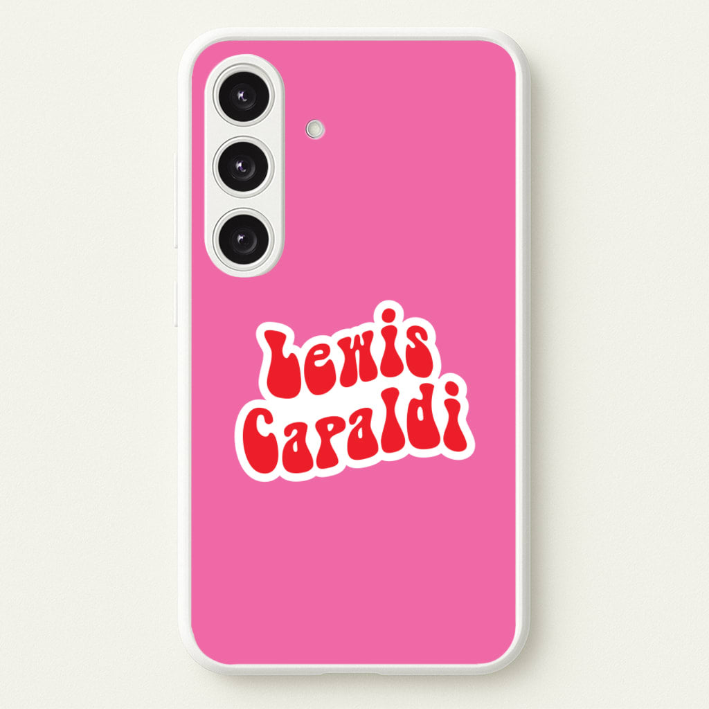 Red Name - Lewis Capaldi Phone Case for Galaxy S24