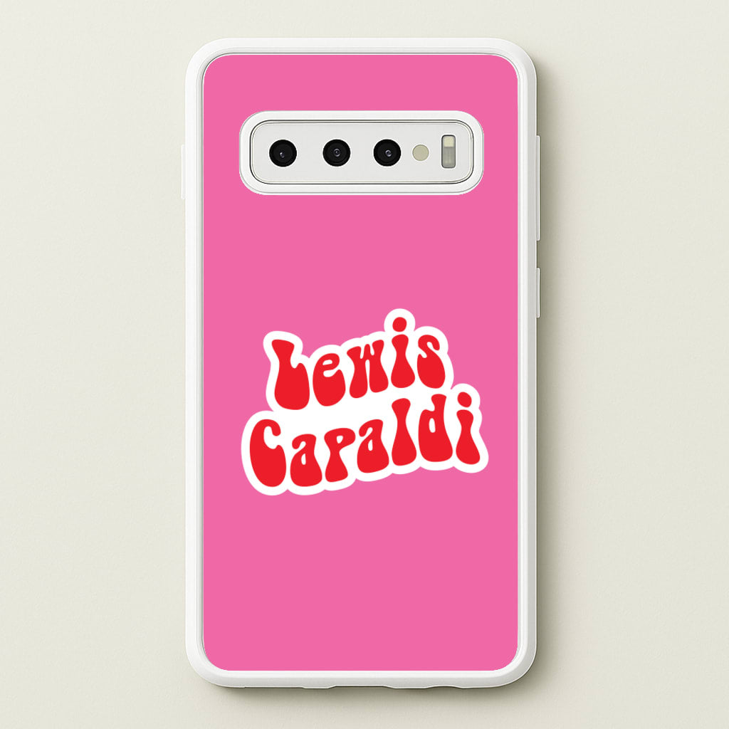 Red Name - Lewis Capaldi Phone Case for Galaxy S10