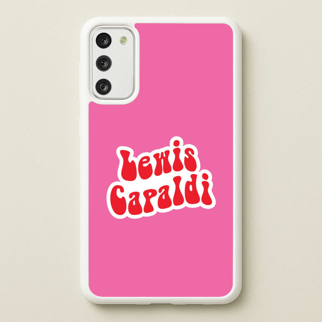 Red Name - Lewis Capaldi Phone Case for Galaxy S20