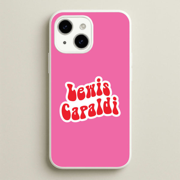 Red Name - Lewis Capaldi Phone Case for iPhone 15
