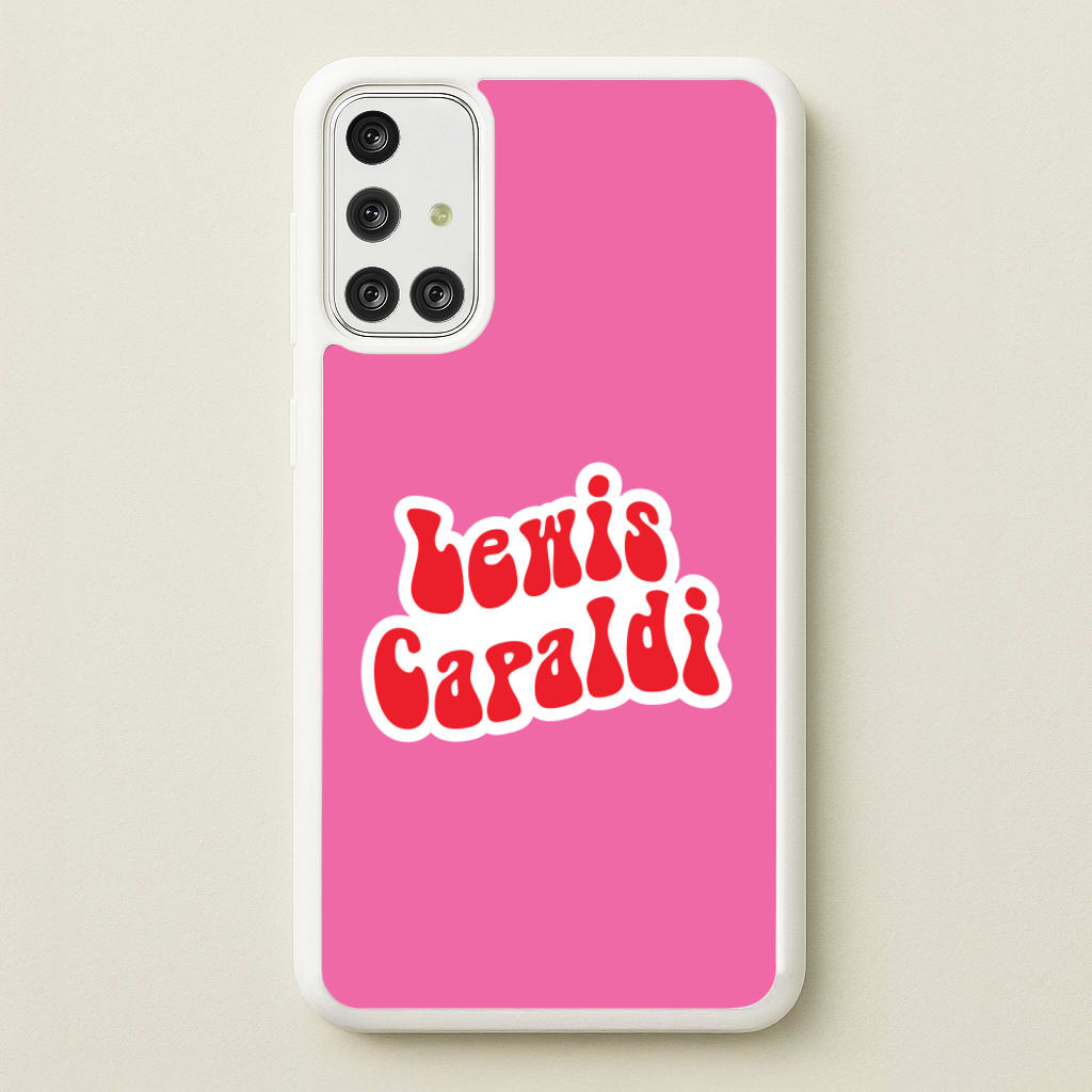 Red Name - Lewis Capaldi Phone Case for Galaxy A71