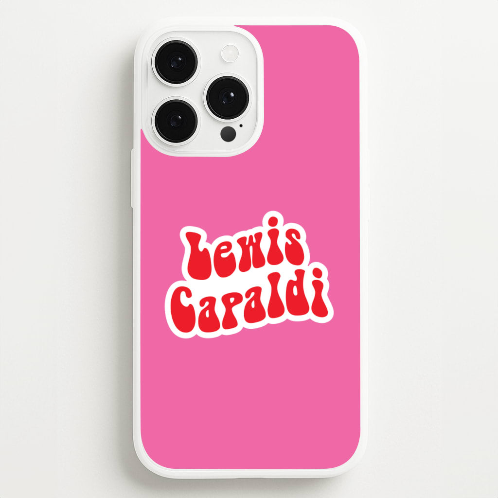 Red Name - Lewis Capaldi Phone Case for iPhone 13 Pro Max