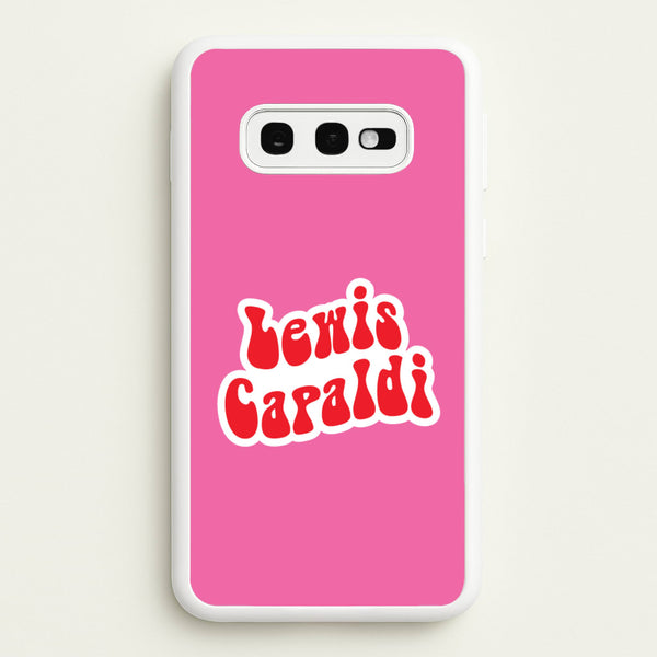 Red Name - Lewis Capaldi Phone Case for Galaxy S10e