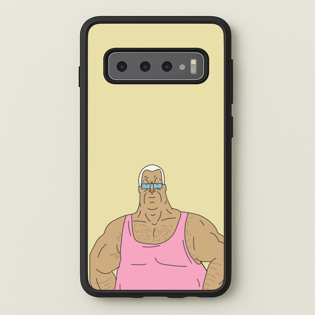 Lezly Mackerel - Big Lez Phone Case for Galaxy S10 Plus