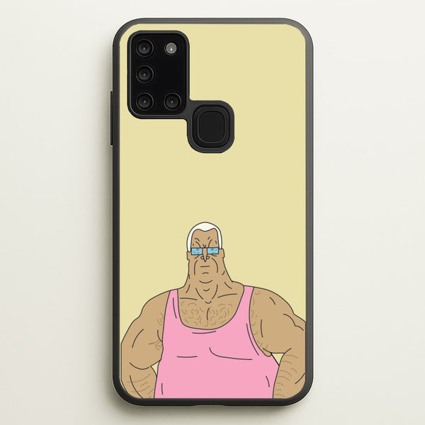 Lezly Mackerel - Big Lez Phone Case for Galaxy A21s