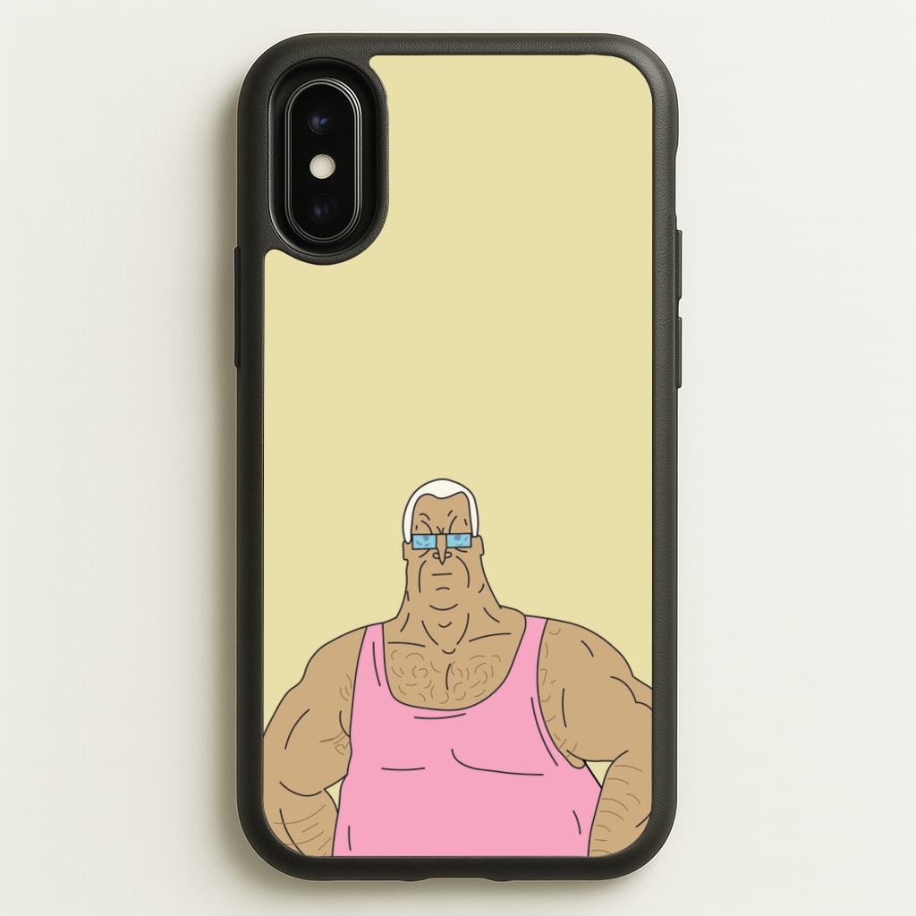 Lezly Mackerel - Big Lez Phone Case for iPhone X / XS