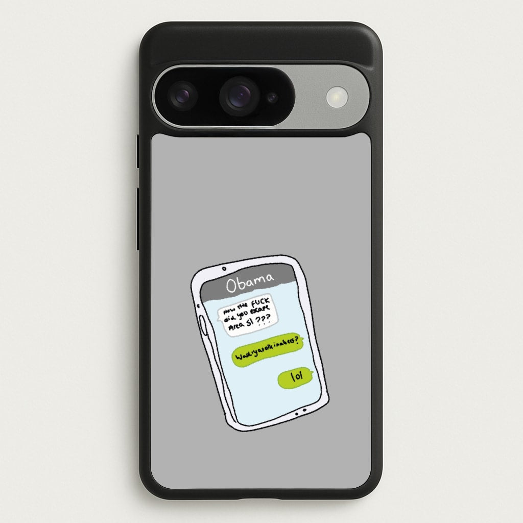 Messaging Obama Phone Case for Google Pixel 10 / 10 Pro
