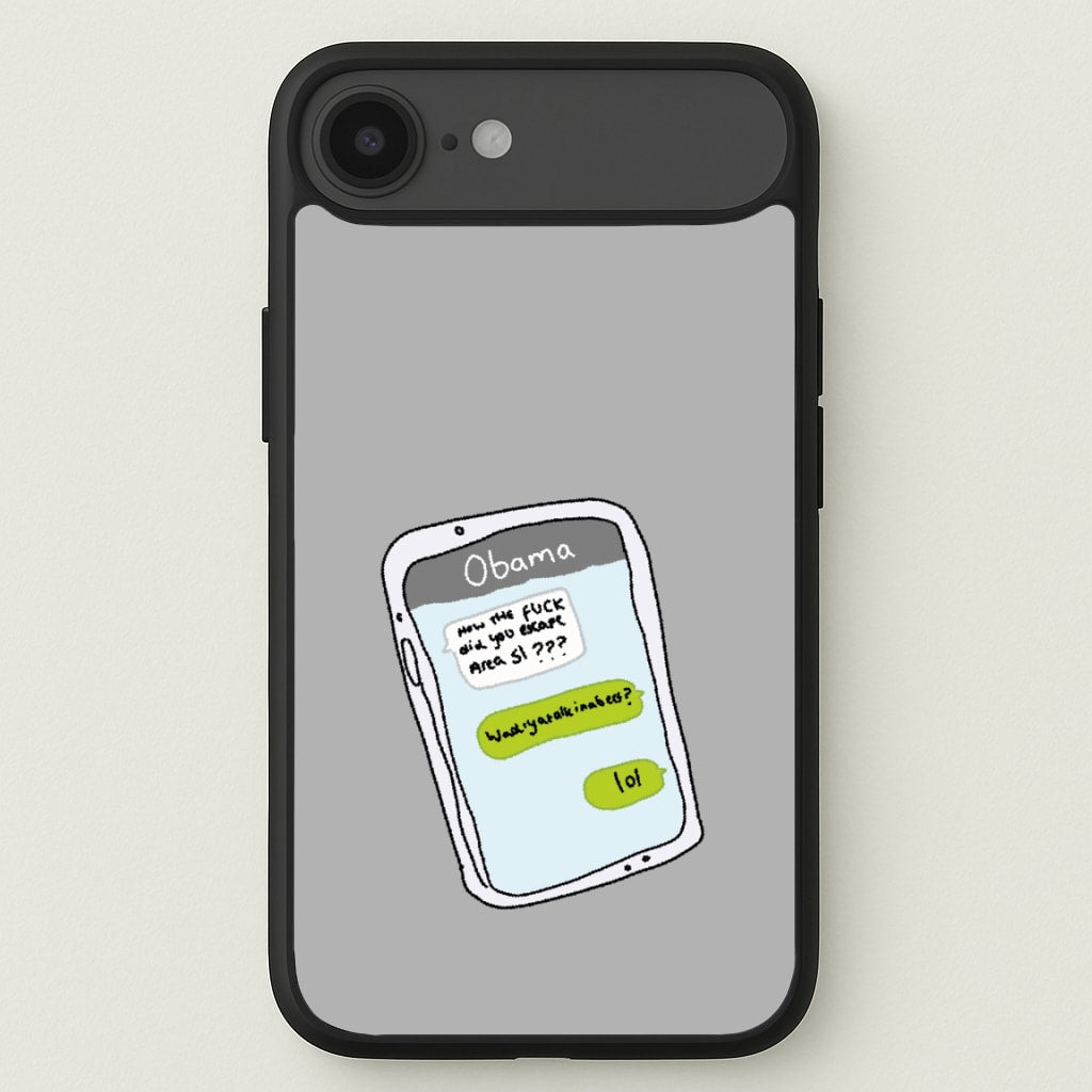 Messaging Obama Phone Case for iPhone 17 Air