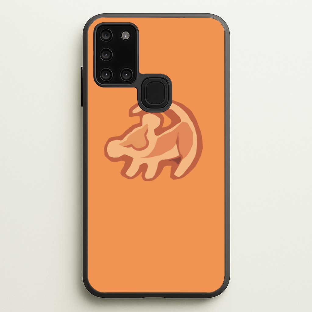 Baby Simba Icon - Disney Phone Case for Galaxy A21s