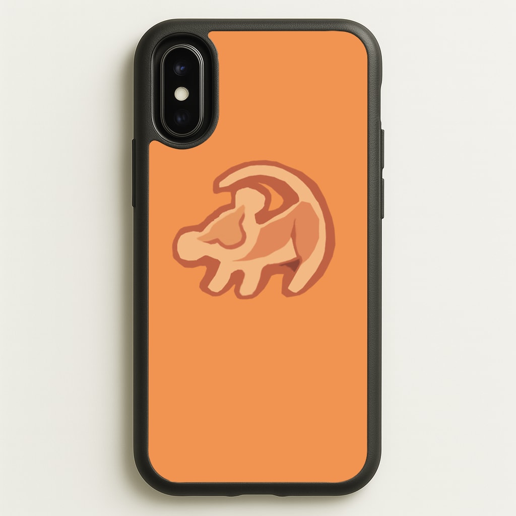 Baby Simba Icon - Disney Phone Case for iPhone X / XS