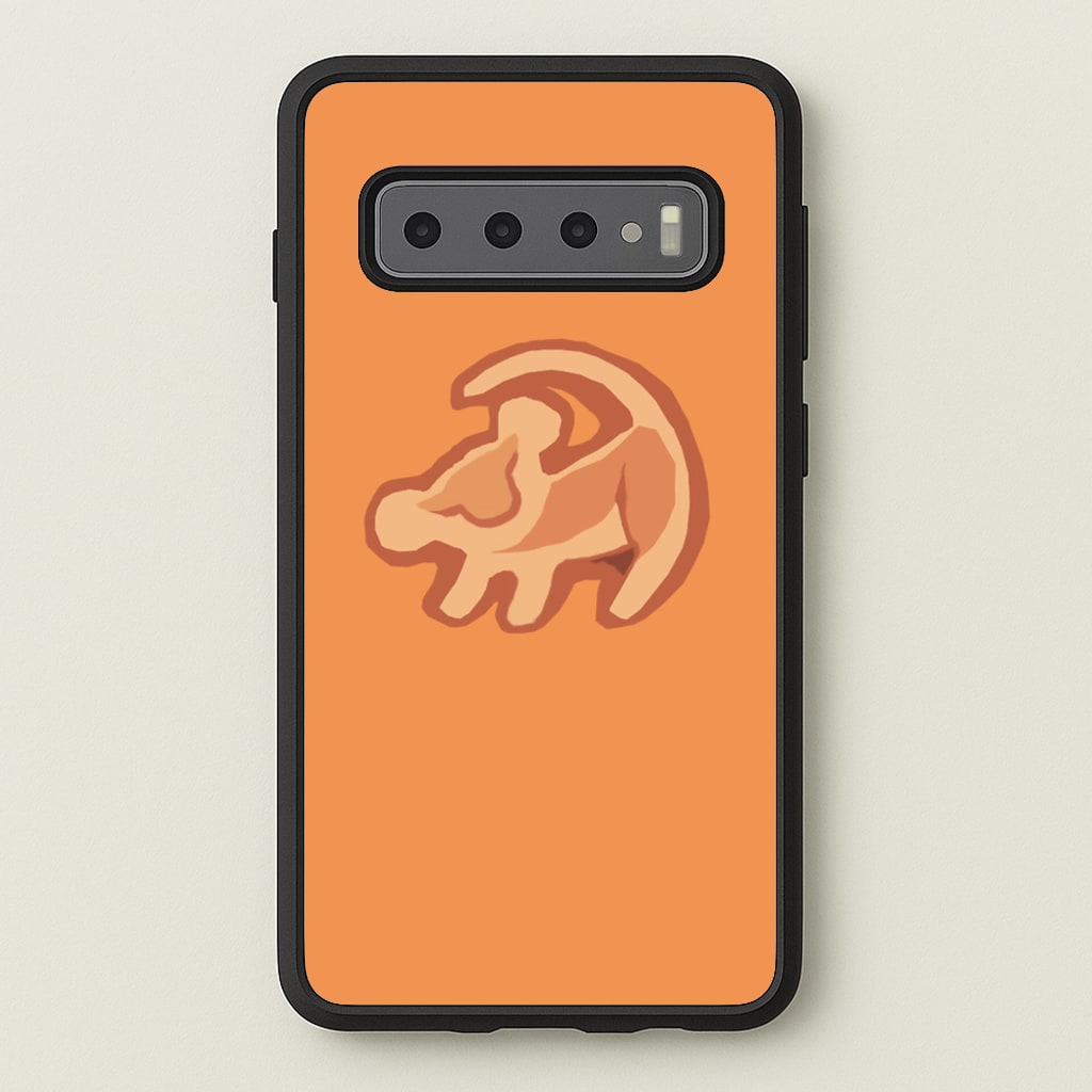Baby Simba Icon - Disney Phone Case for Galaxy S10