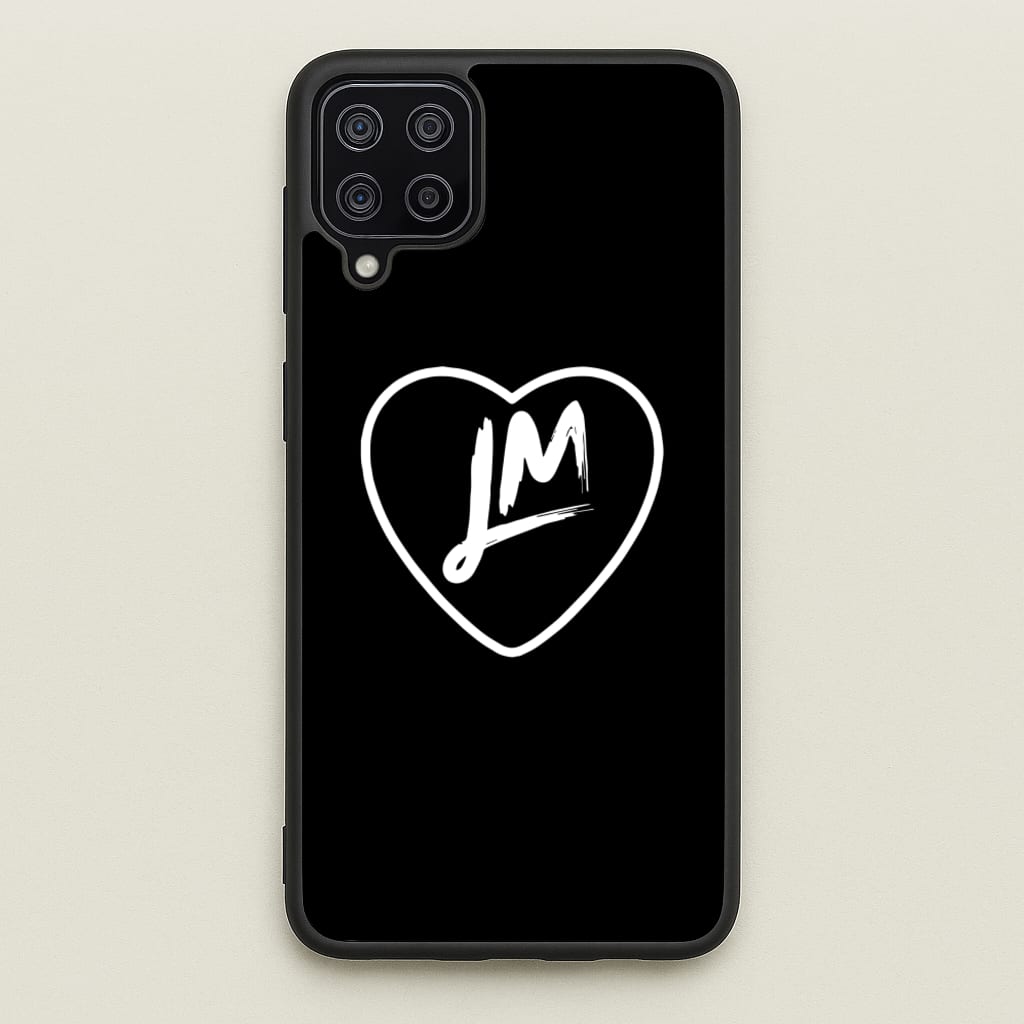 Little Mix Heart - - BlackLittle Mix Phone Case for Galaxy A12