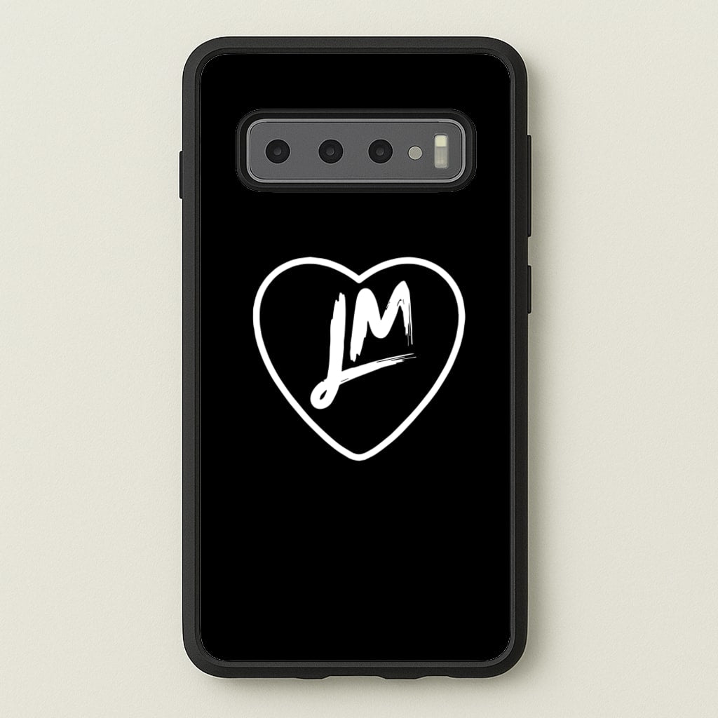 Little Mix Heart - - BlackLittle Mix Phone Case for Galaxy S10