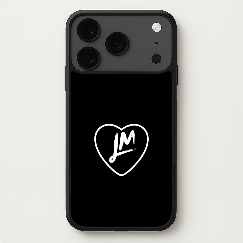 Little Mix Heart Phone Case - Black for iPhone 17 Pro