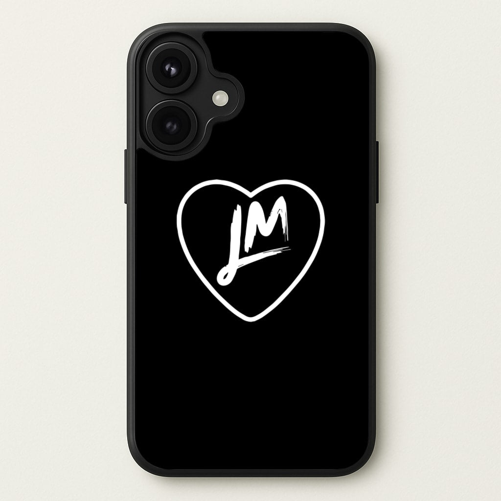 Little Mix Heart Phone Case - Black for iPhone 17
